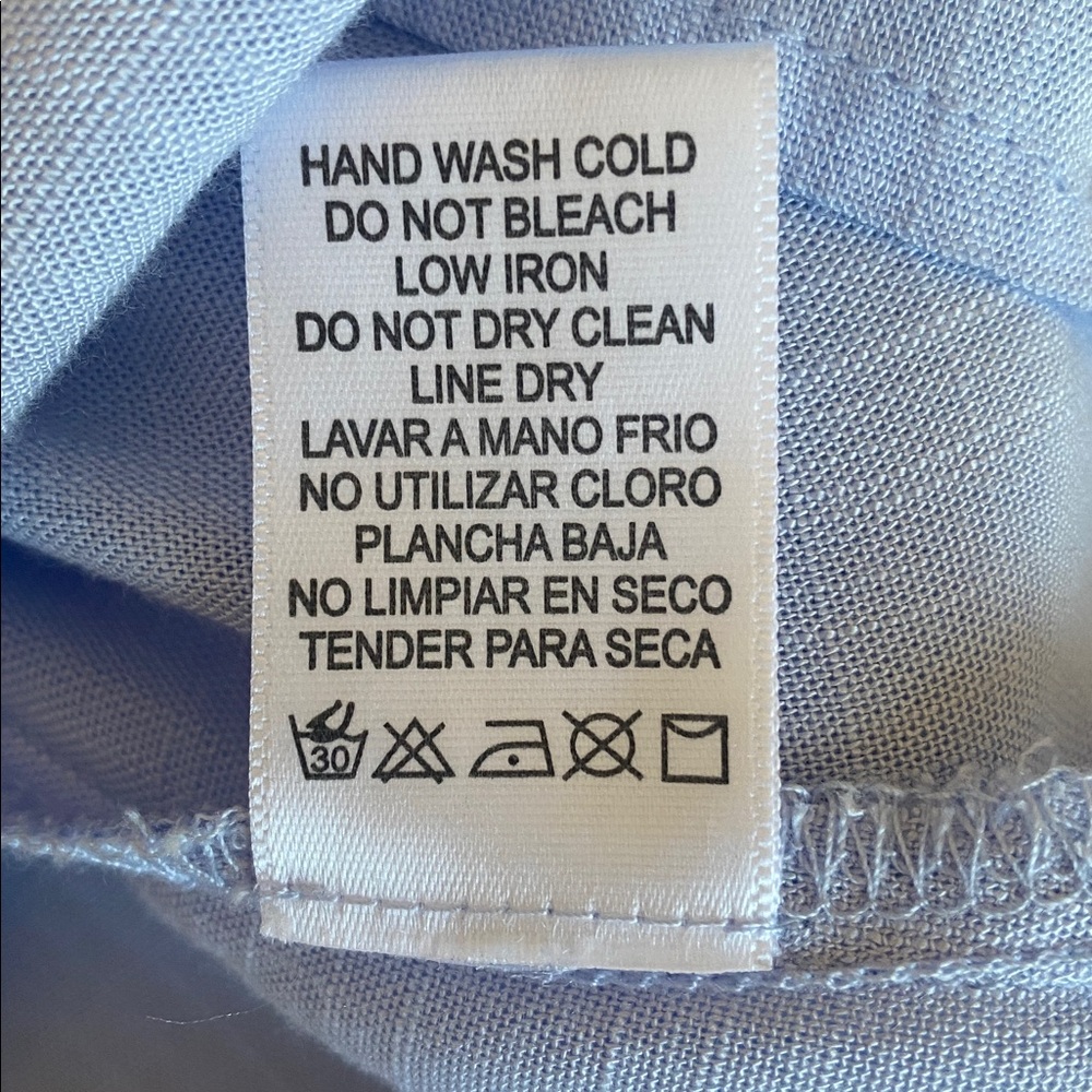 Becool Light Blue Button-Down Blouse - image 7